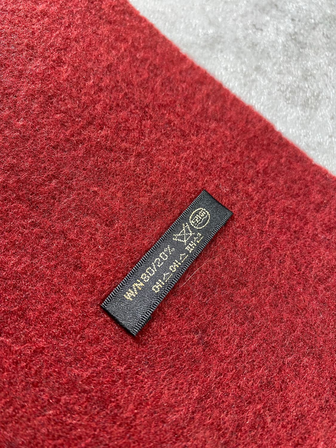 [128cm] 90s Givenchy 지방시 울 체크 머플러 상품이미지5