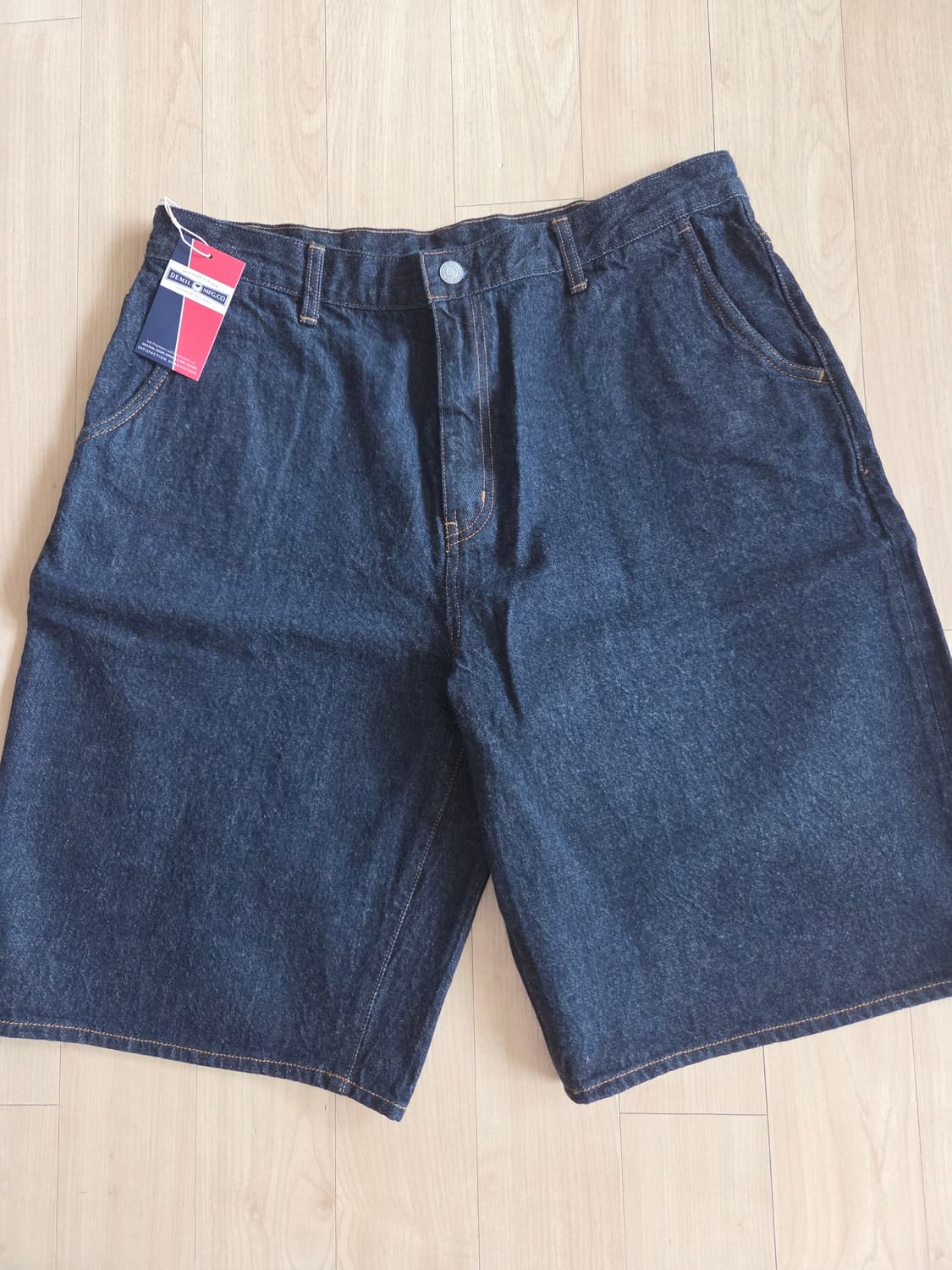 데밀 LOT.022 셀비지 데님 반바지 34 상품이미지1