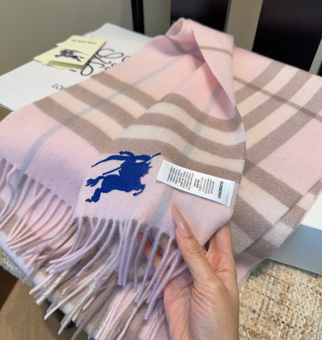 버버리 리버서블 스카프 100% 램스울
 상품이미지5