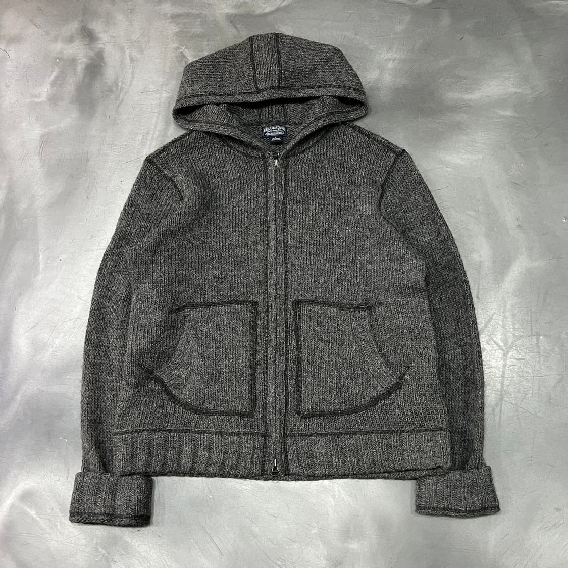  폴로진스 울 혼방 니트 후드집업 y14868 상품이미지1