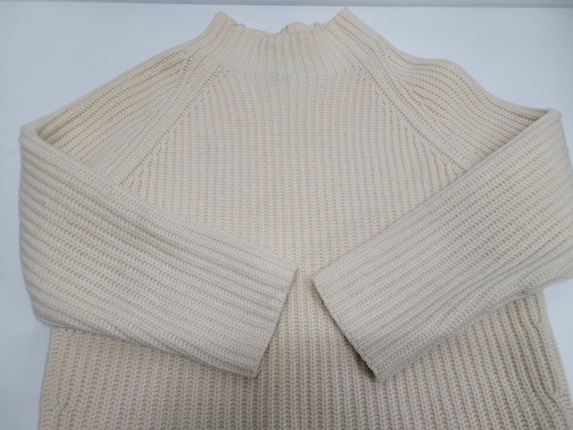 POLO 폴로 랄프로렌 울 캐시미어 니트 스웨트 / 여 M 아이보리
 상품이미지3