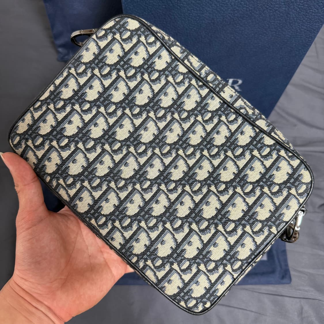 [새상품급.풀구성] 디올 오블리크 트리플 새들 크로스백 상품이미지3