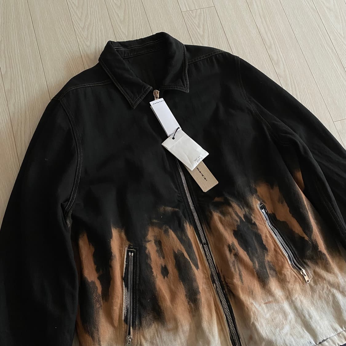 [L] 릭오웬스 다크쉐도우 집 프론트 자켓 블랙/테라 상품이미지3