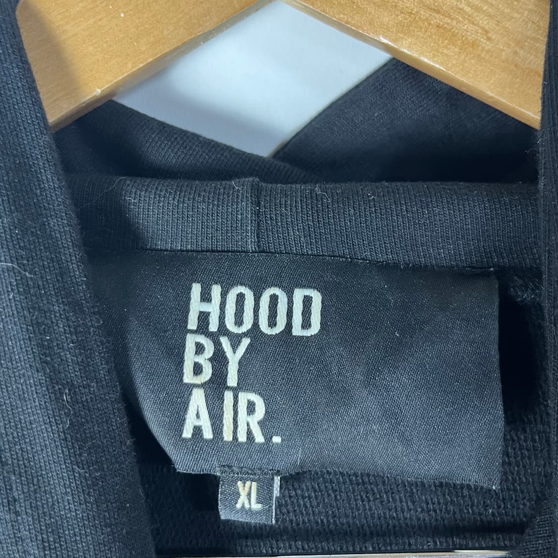[HBA] 후드바이에어 레터링 프린팅 후드 맨투맨 상품이미지5