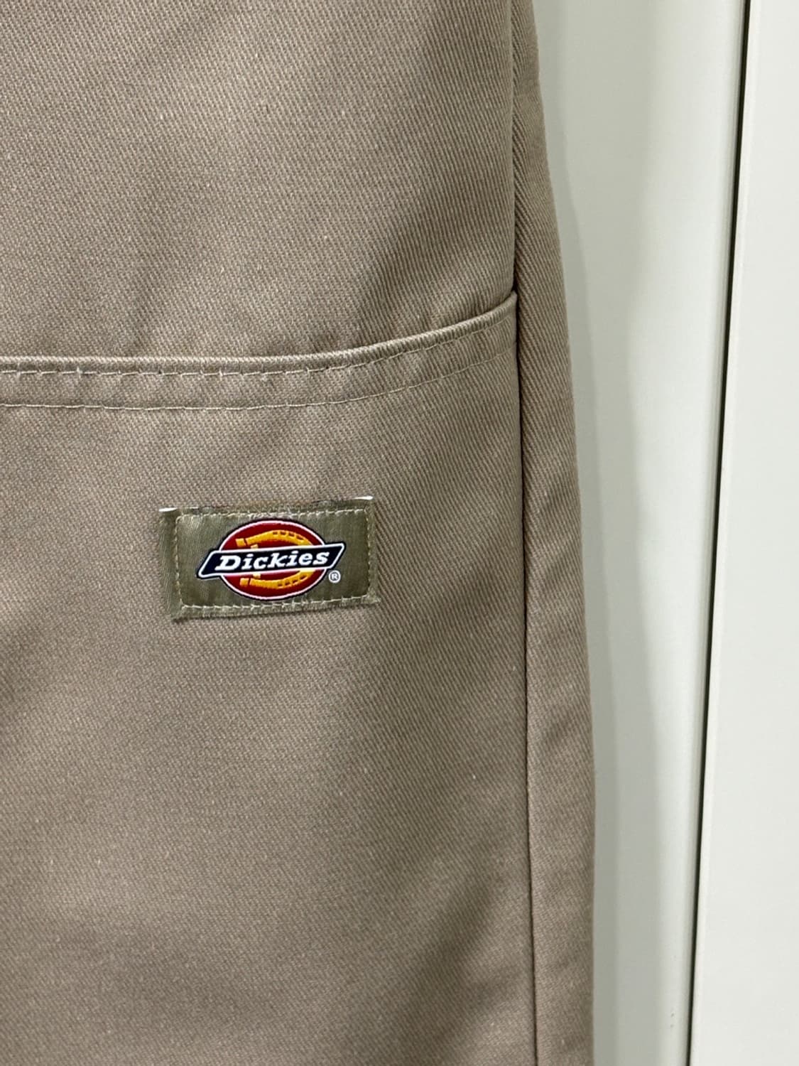 디키즈 더블니 루즈핏 카키 바지 상품이미지2