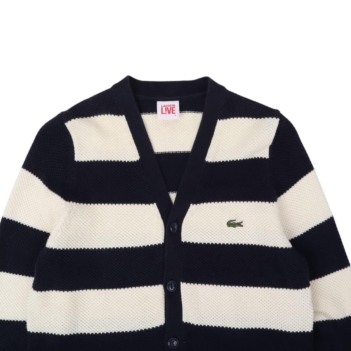 라코스테 네이비 스트라이프 가디건 상품이미지2