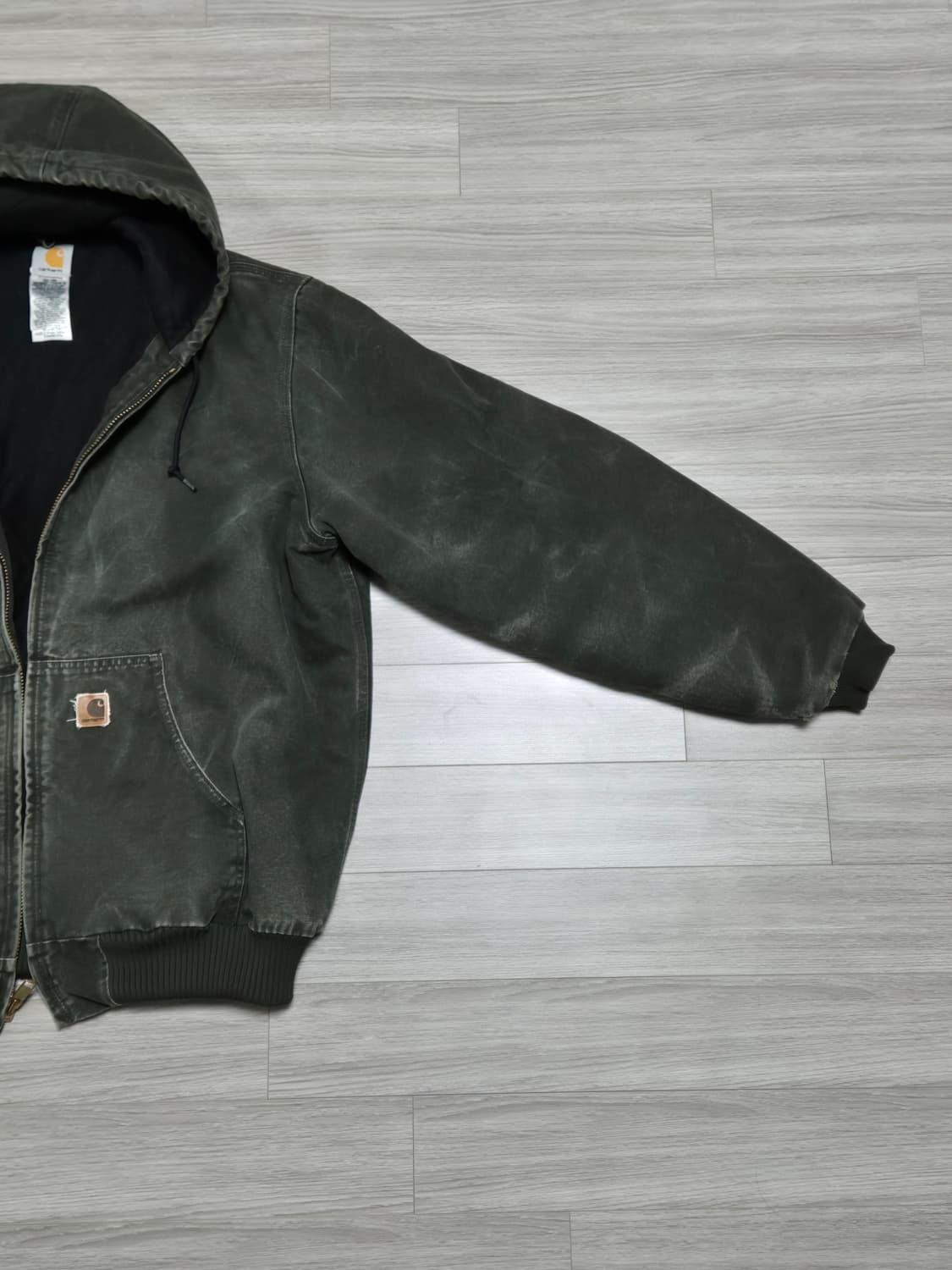 [XL] 칼하트  j130 샌드스톤 액티브자켓 - 모스 그린(MOS) 상품이미지5