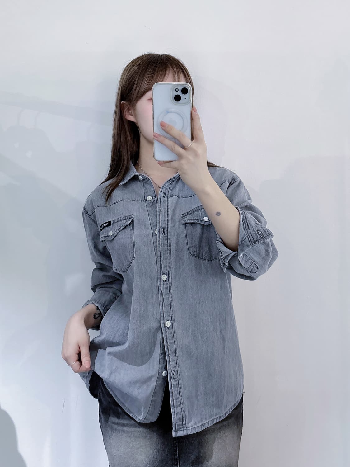 트루릴리젼 데님 셔츠 상품이미지1