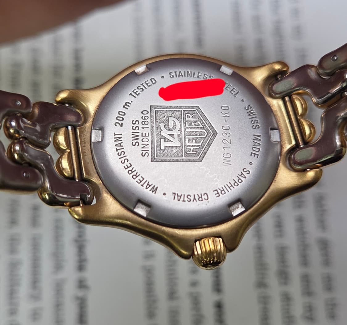 빈티지 태그호이어 셀(SEL) 프로페셔널 엘레강스 요구르트판 올금장 쿼츠 상품이미지8