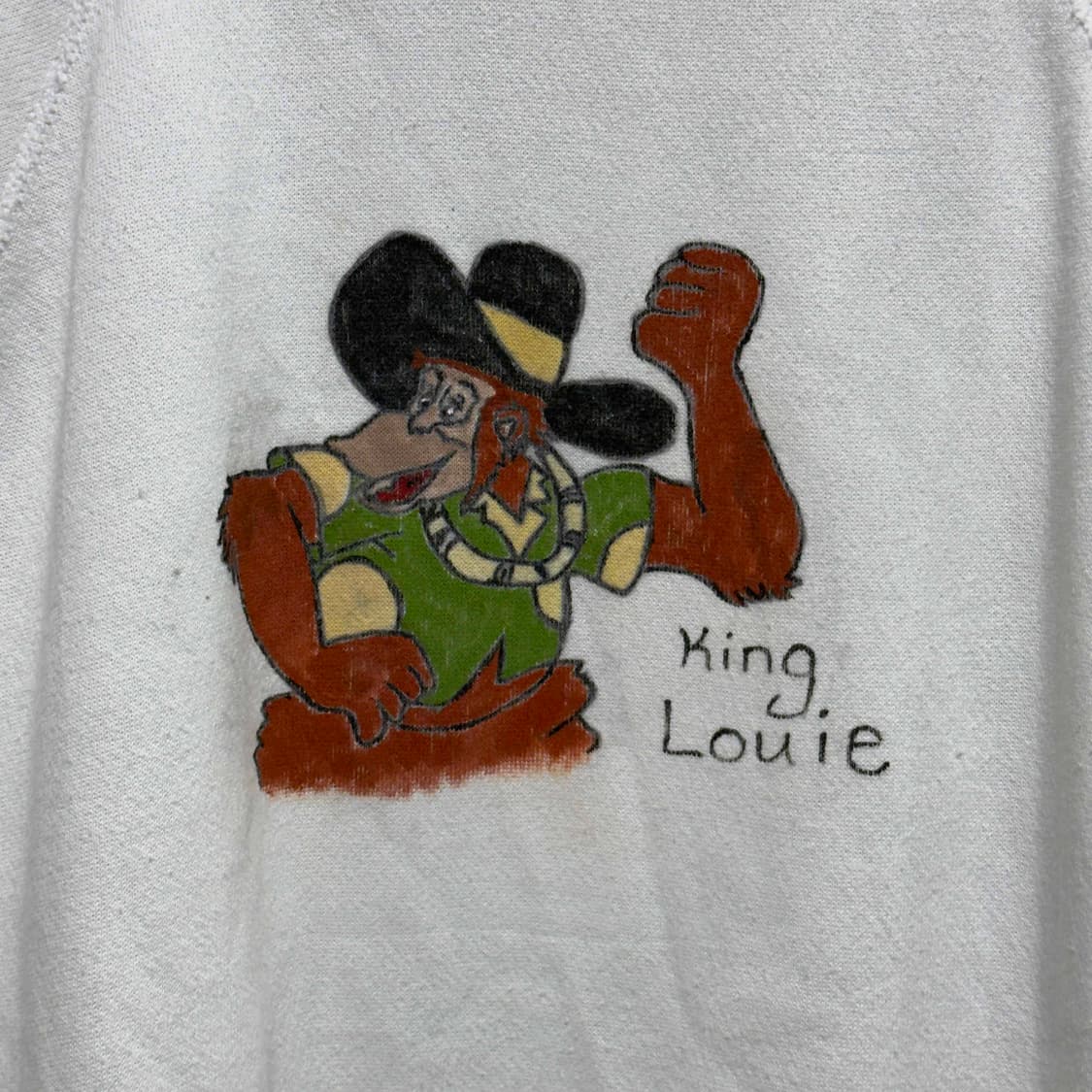 90s 헤인즈 킹루이 스웻셔츠 USA 상품이미지2