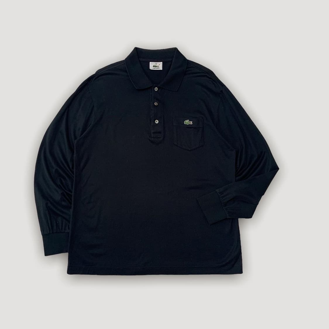 라코스테 블랙 pk 긴팔 티셔츠 롱슬리브 상품이미지1