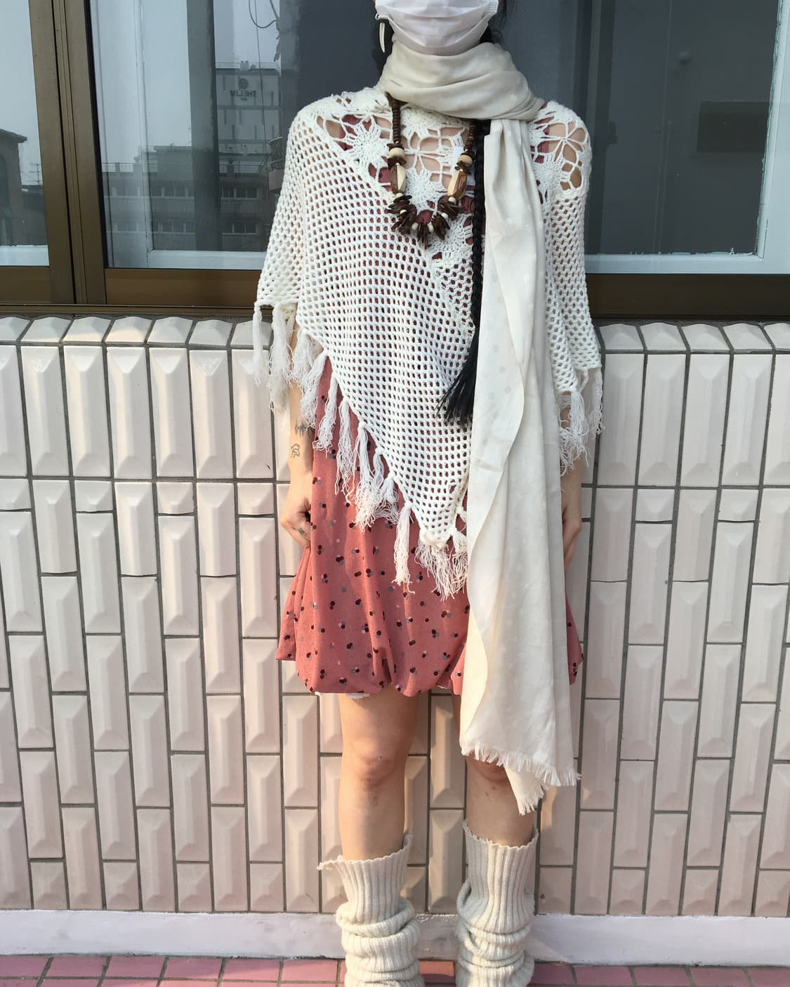 dot pattern scarf 상품이미지5