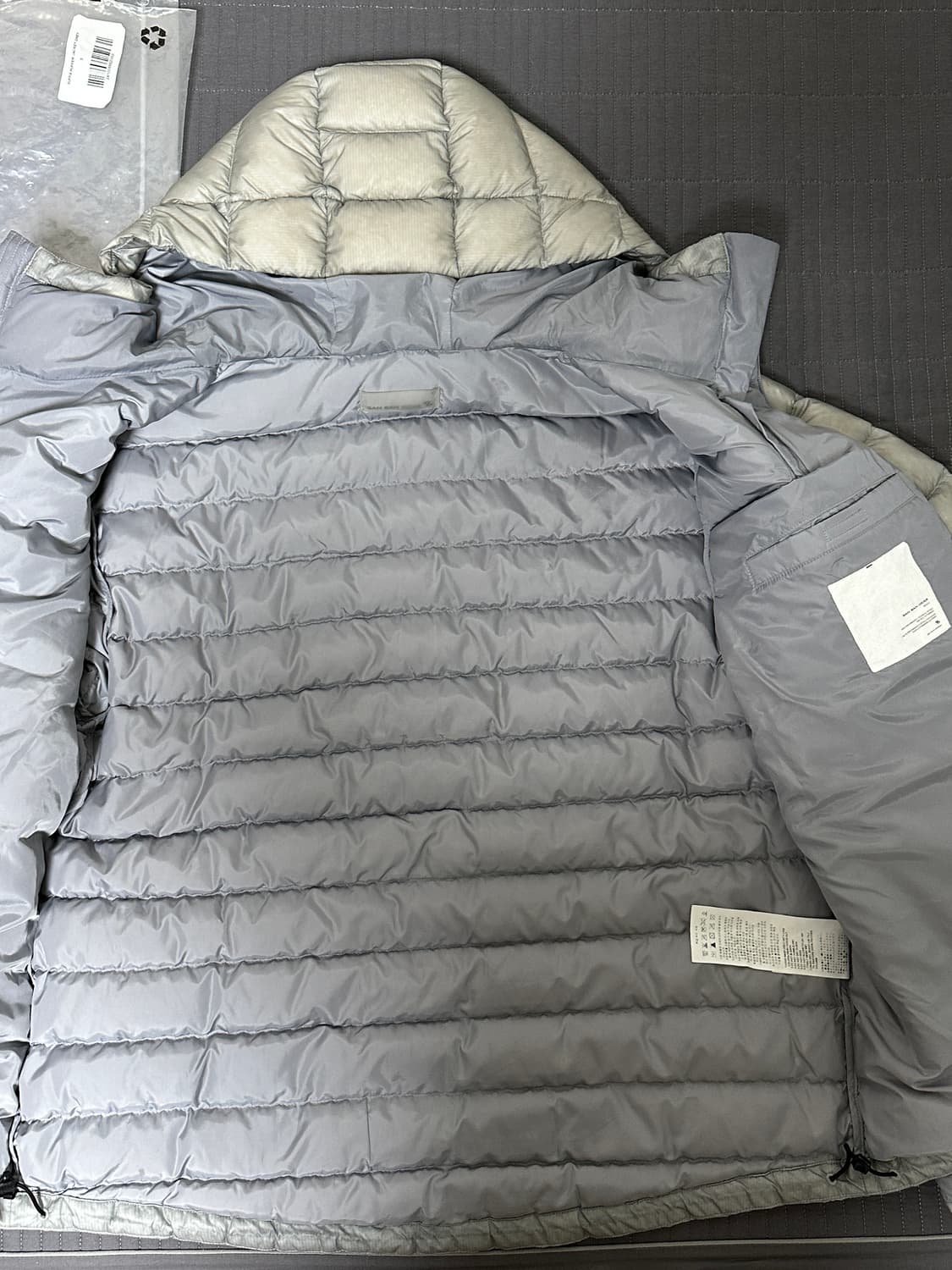 산산기어 서픽스 푸퍼 자켓 그레이 24FW (Size 3) 상품이미지4