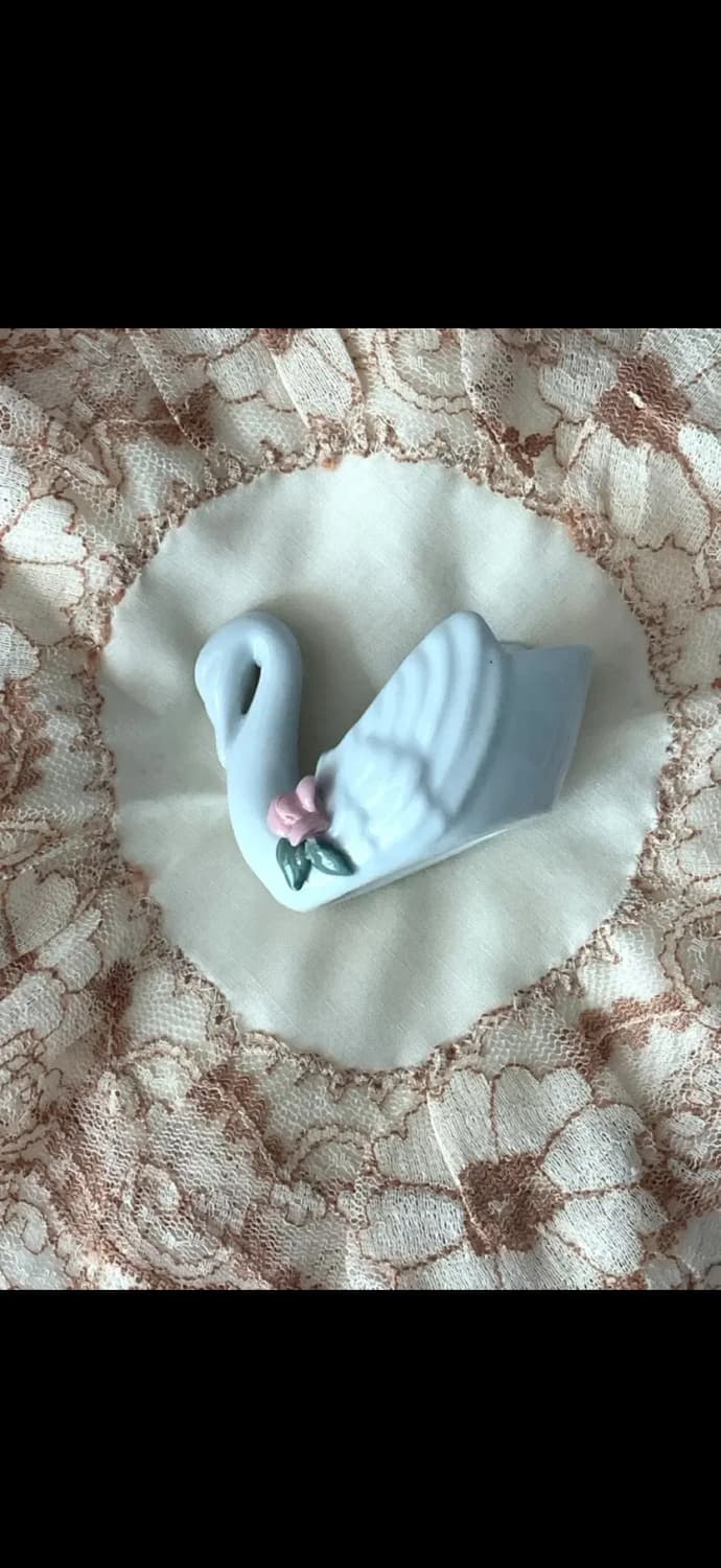 빈티지 백조 포셀린  상품이미지2