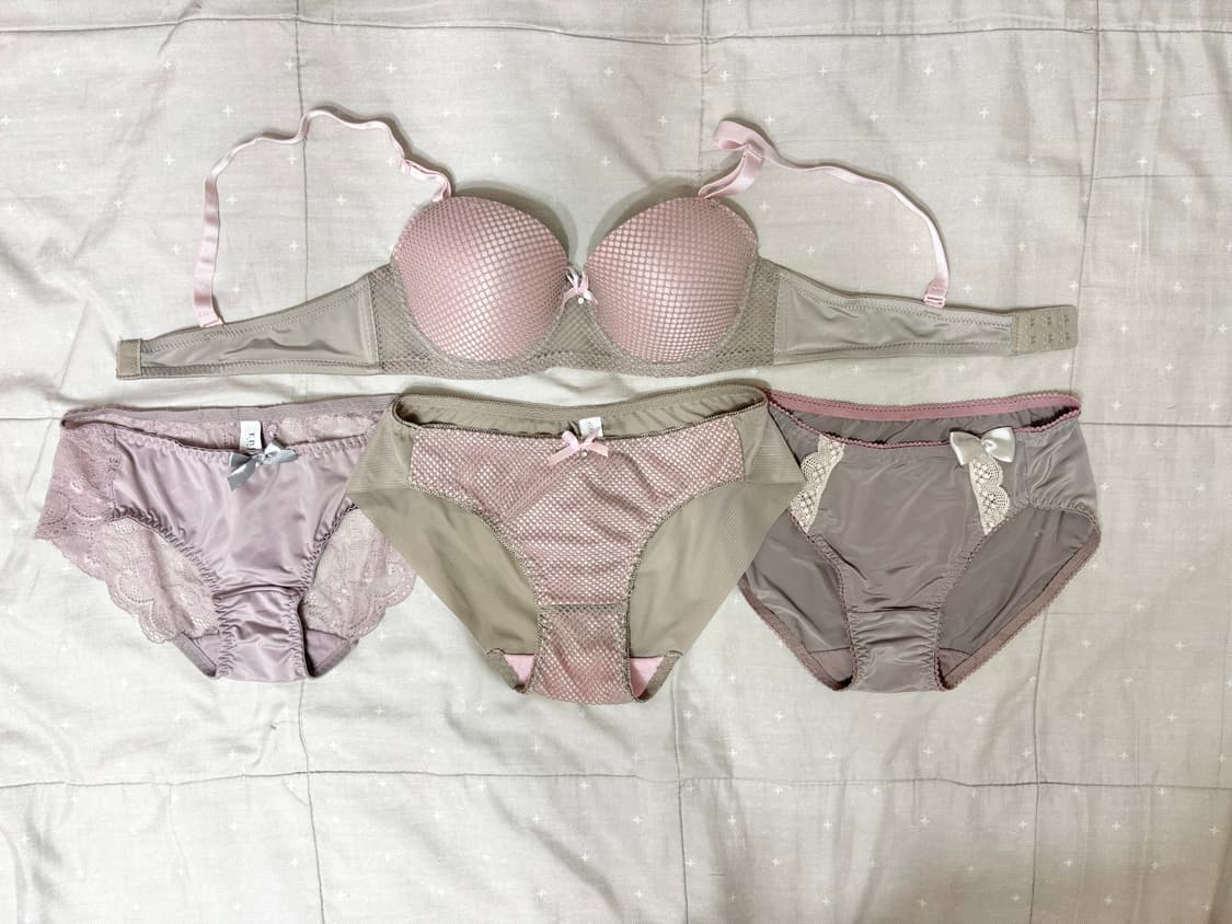 여성 속옷 세트/에블린/섹시 레이스 망사 상품이미지1