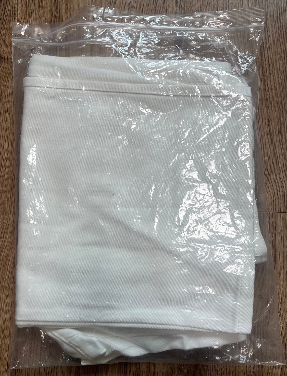 세컨모놀로그 세미 와이드핏 트윌 코튼 치노 팬츠_아이보리 상품이미지5