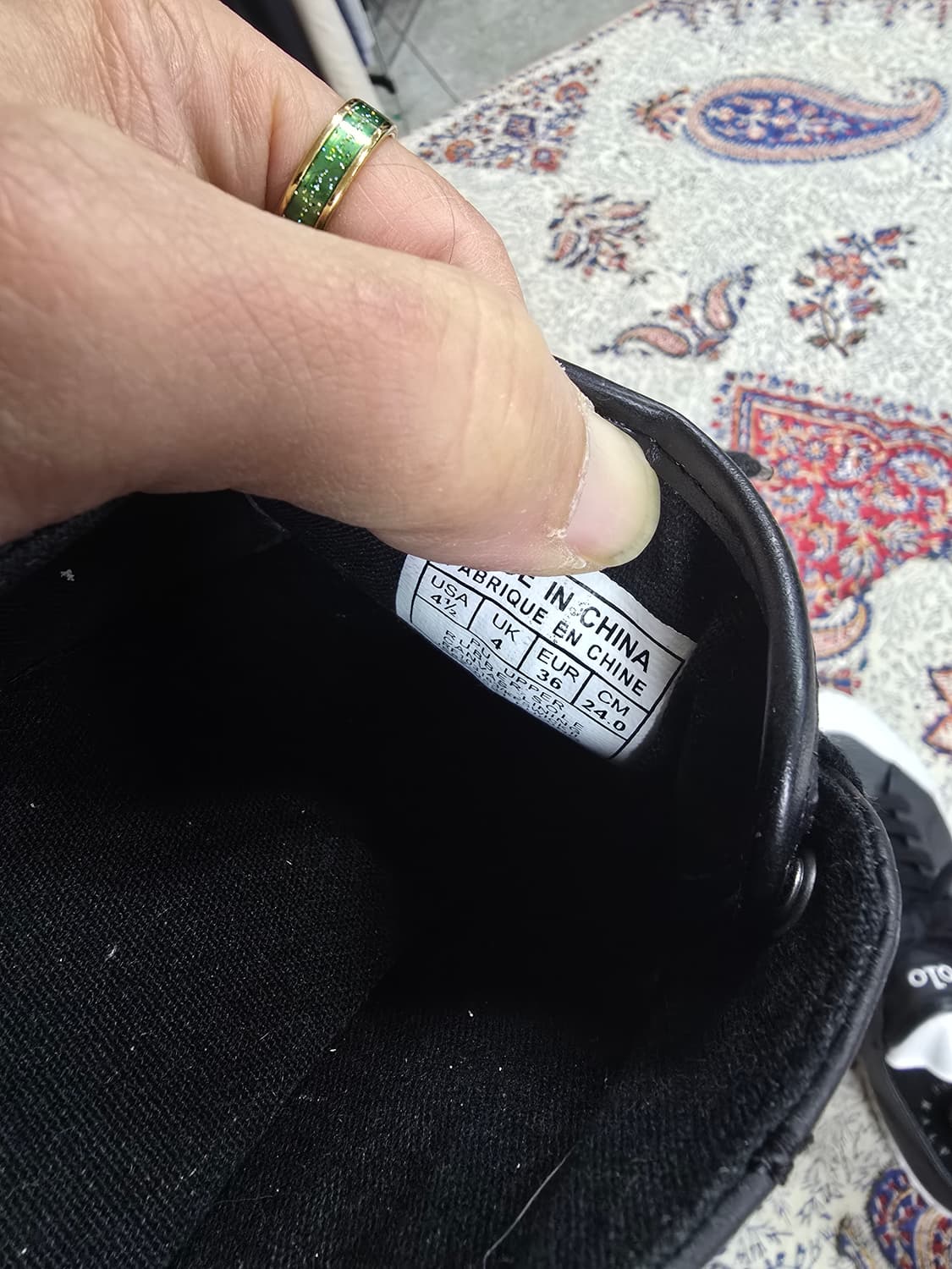 폴로랄프로렌 블랙 스니커즈 (1612) 상품이미지6