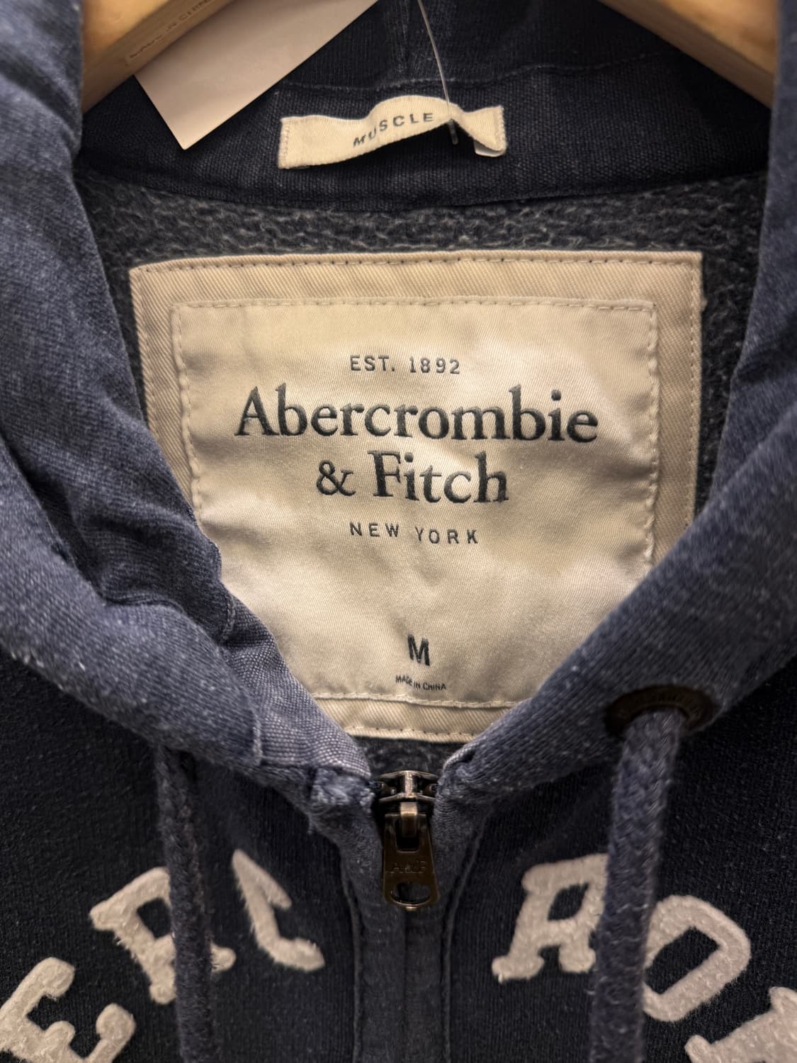 아베크롬비 y2k 빈티지 빅로고 후드 집업  U72 상품이미지5