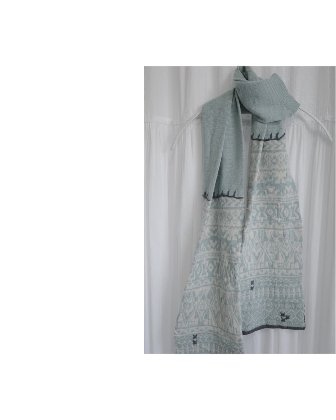 Mint handmade muffler 상품이미지2