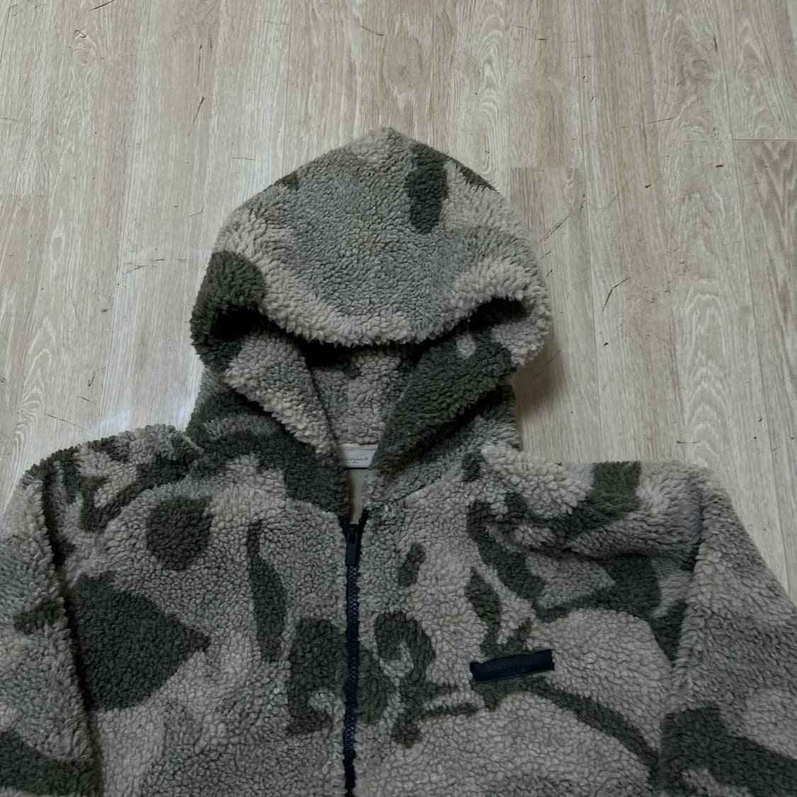 피어오브갓 에센셜 카모플라쥬 아노락 플리스 후리스 XL  상품이미지2