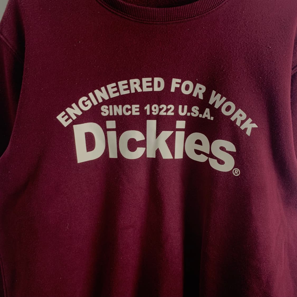 디키즈 y2k 와투케 버건디 맨투맨 상품이미지4