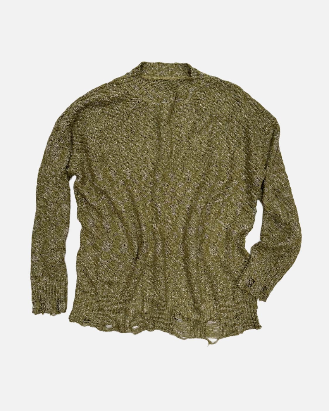 grunge texture distressed knit 상품이미지1