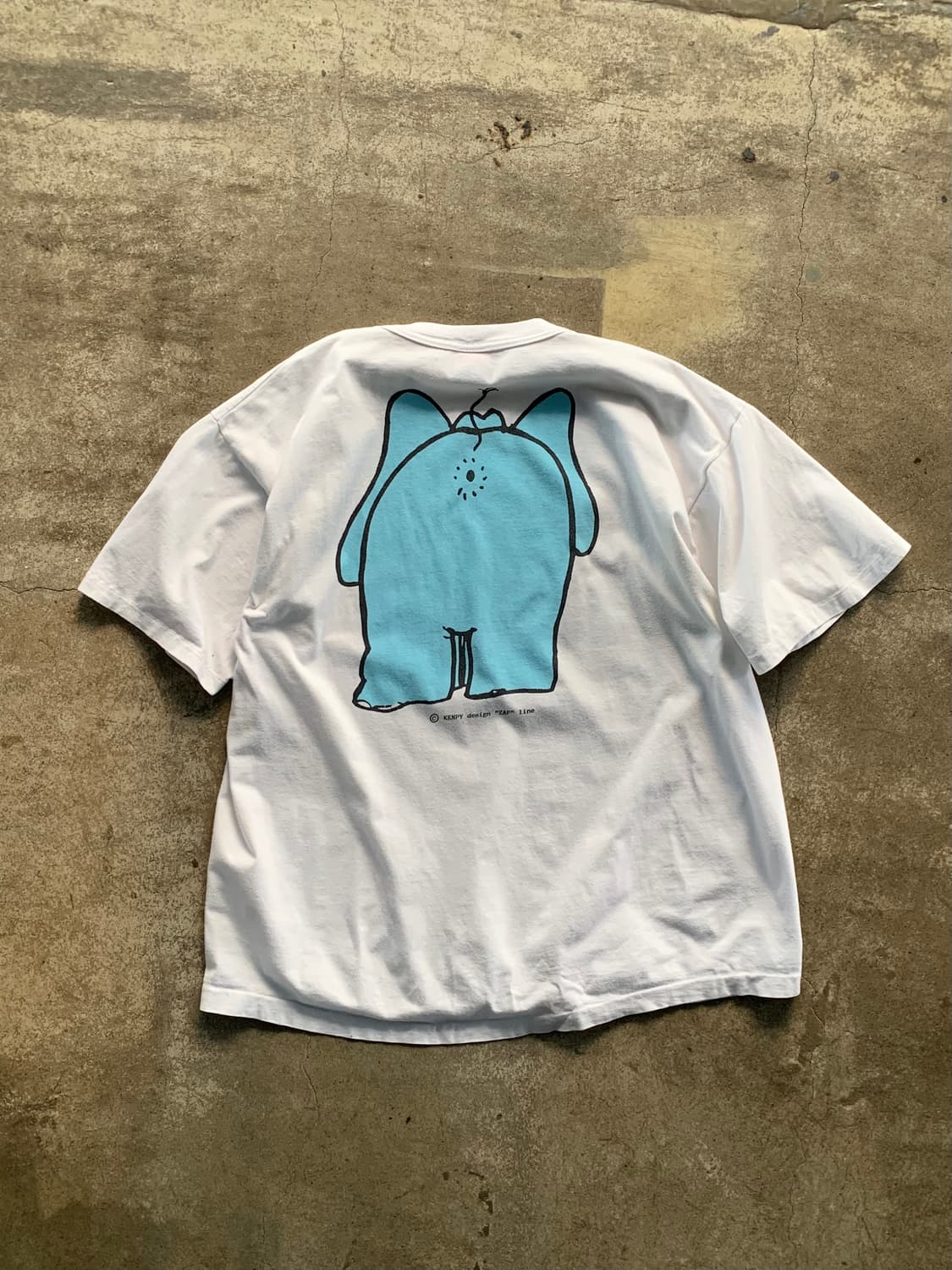 90s Elefante 프린팅 티셔츠 상품이미지3