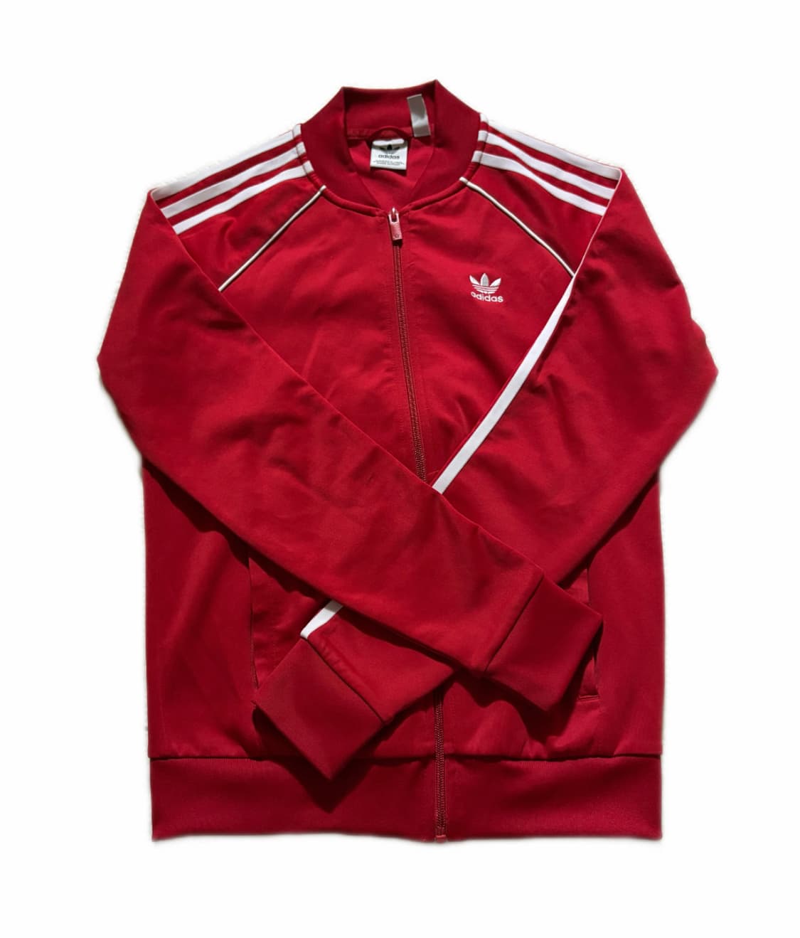 아디다스 레드 져지(트랙탑) 상태최상급 여성s 상품이미지1