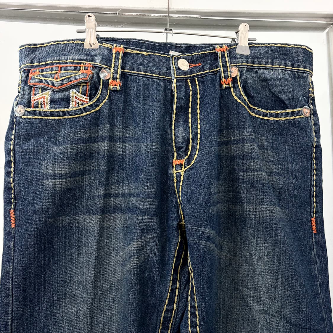 트루릴리전 빅로고 데님 팬츠 상품이미지6