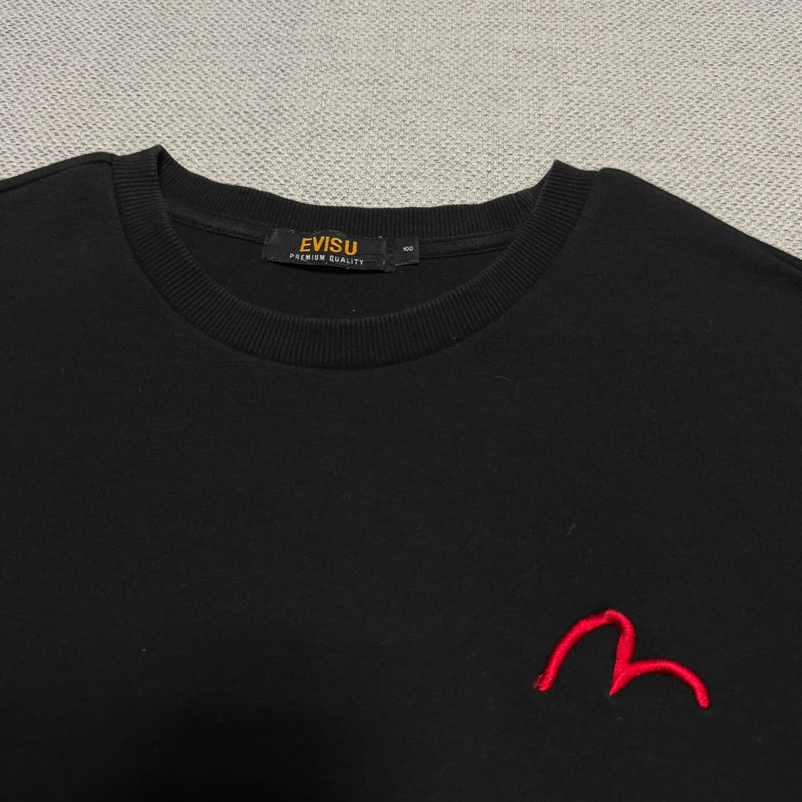 EVISU 에비수 큐빅 로고 맨투맨 상품이미지2