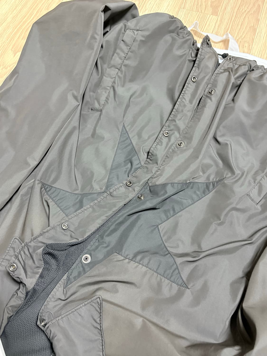 폴리테루 1011 스타 코치 자켓 1.2v 유즈드 브라운 - 24SS 상품이미지7