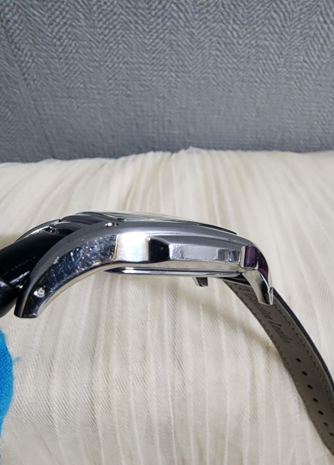 LANTZ 란츠 크로노그래프 가죽 시계 상품이미지8