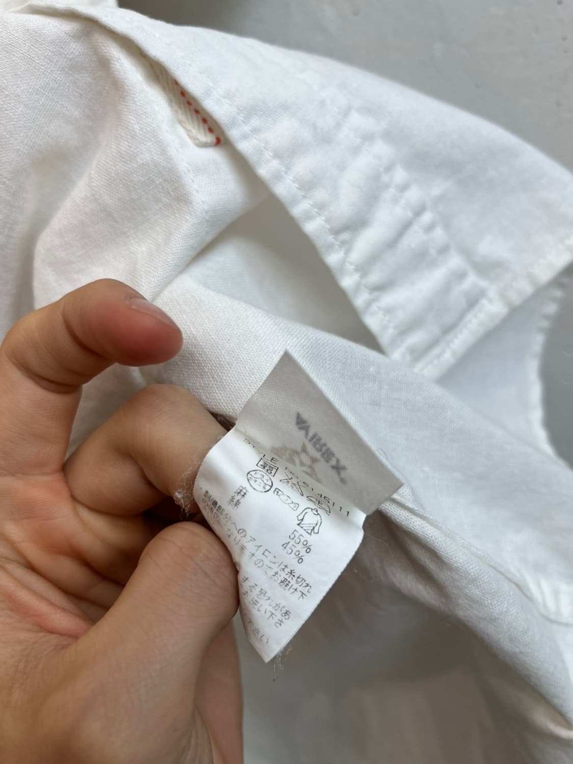 아비렉스 린넨 블렌디드 캘리포니아 선셋 반팔 셔츠 상품이미지7