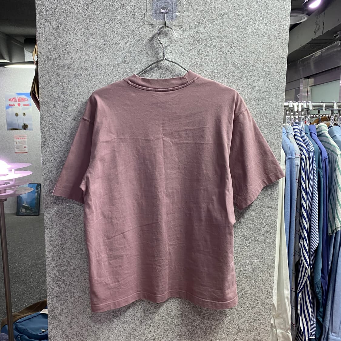 아디다스 트레포일 자수로고 로즈핑크 반팔 B4567 상품이미지5