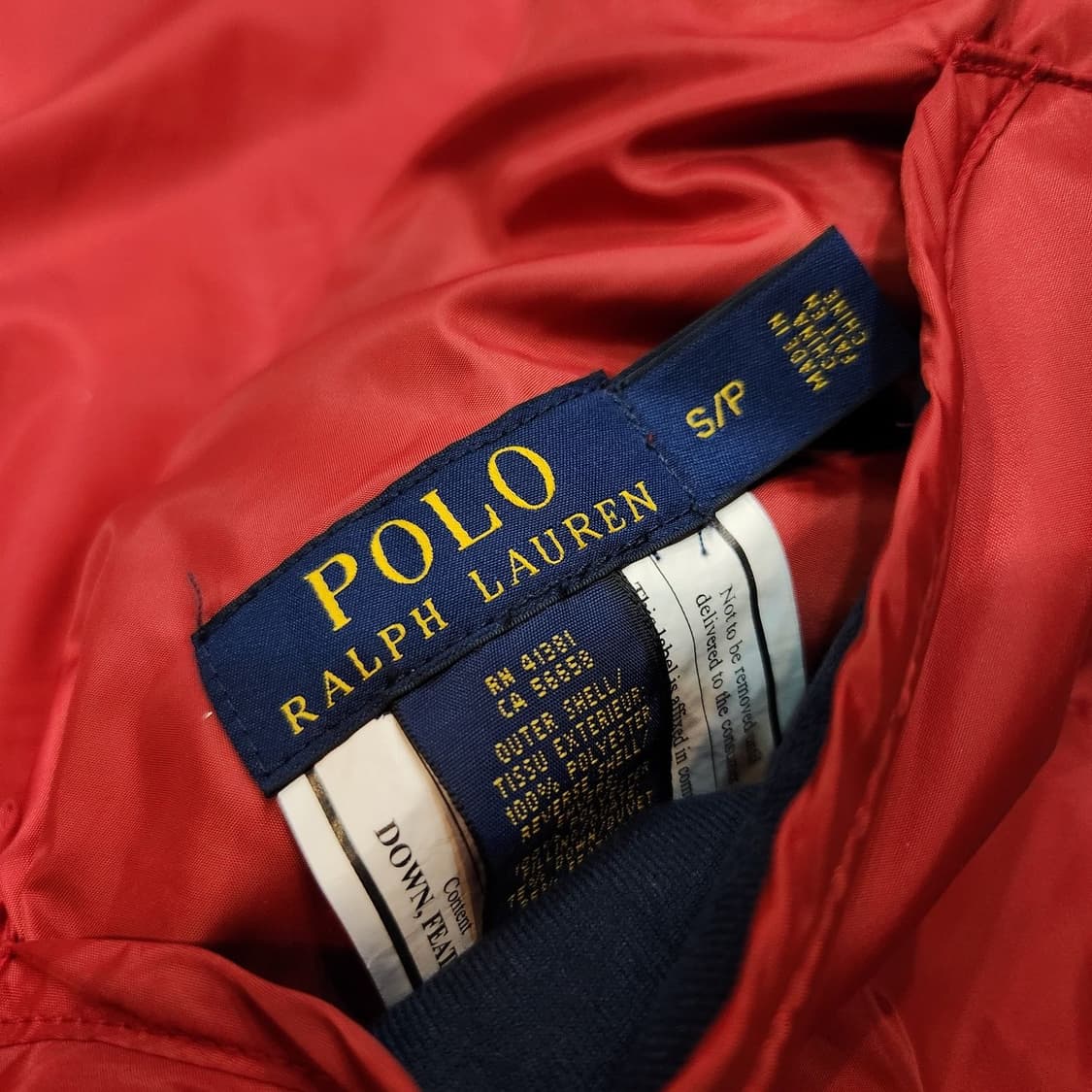 폴로랄프로렌 덕다운 리버시블 패딩 조끼 s 95 상품이미지5