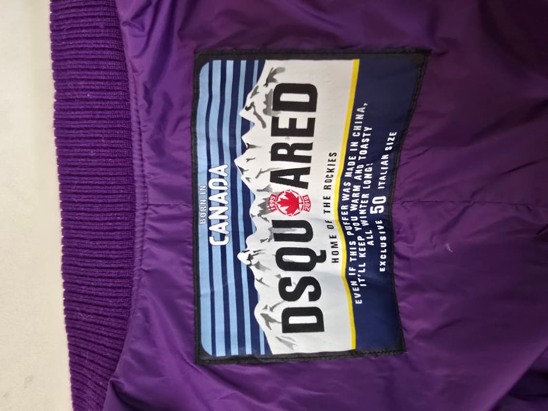 디스퀘어드2  정품 퍼플 구스 푸퍼패딩 상품이미지9