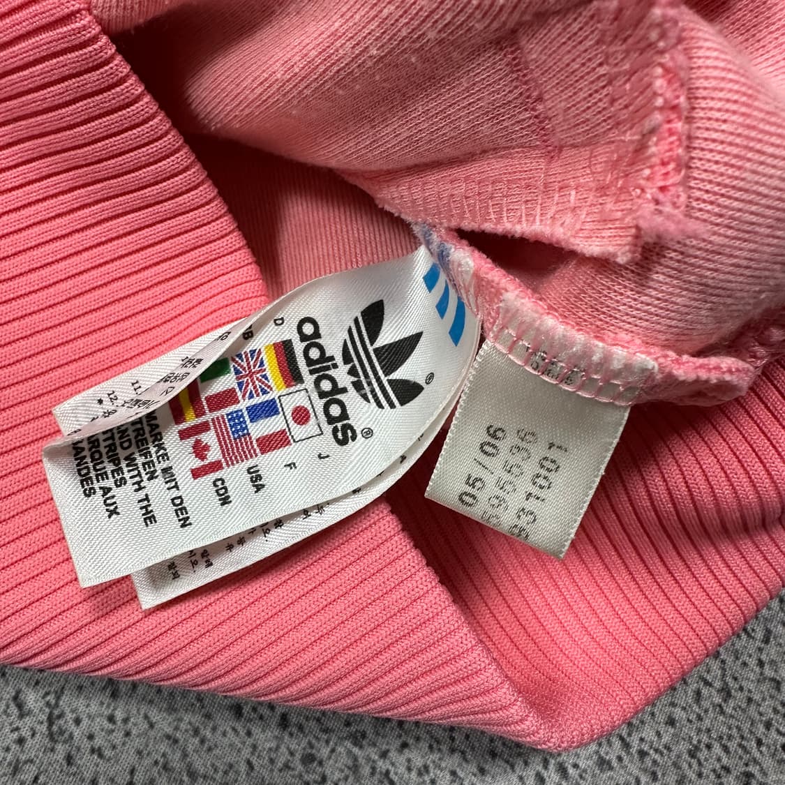 ✨ (바배) 아디다스 핑크 후드 트랙탑 져지  상품이미지4