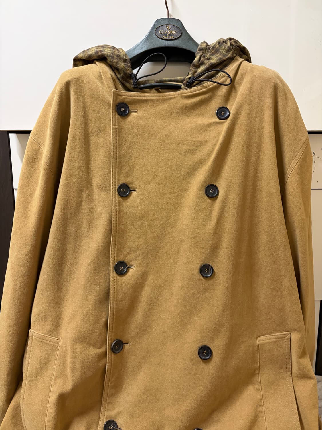 [M] 와이프로젝트 후드 벨트 트렌치 코트 상품이미지4