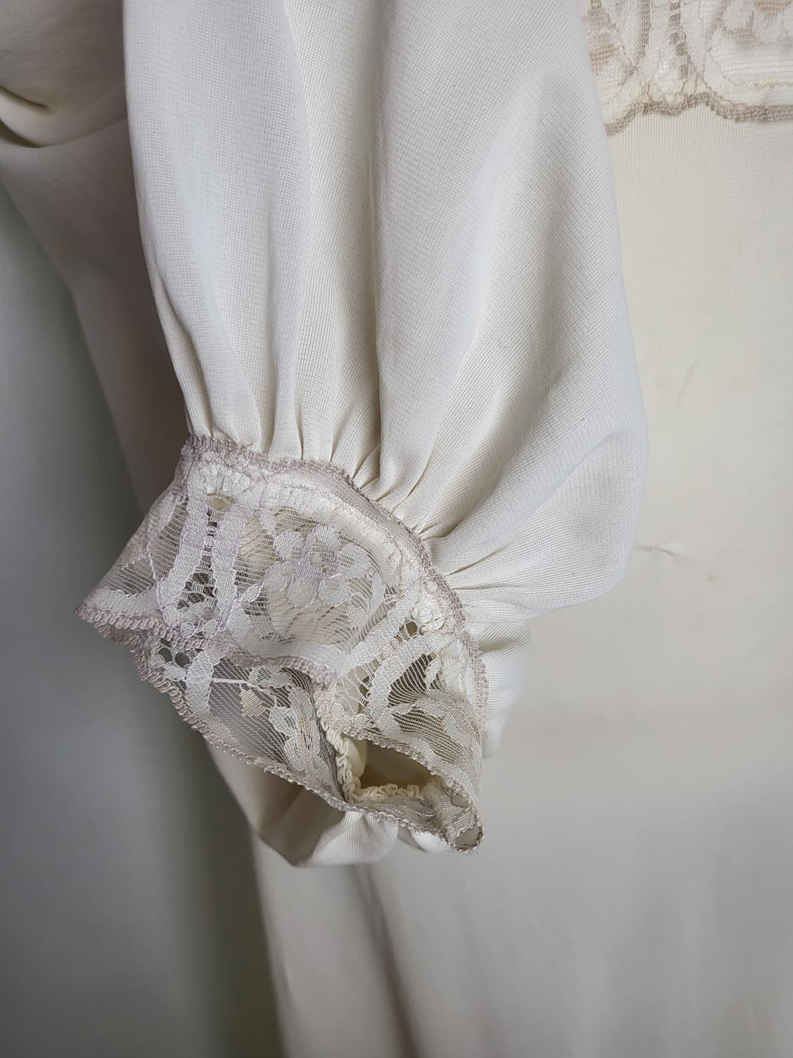 빈티지 아이보리 맥시 레이스 드레스 상품이미지5