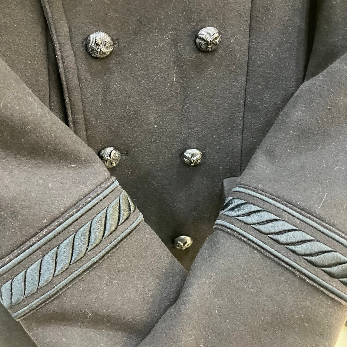 시스템옴므 딥브라운 더블 브레스트 롱 코트 100 상품이미지5