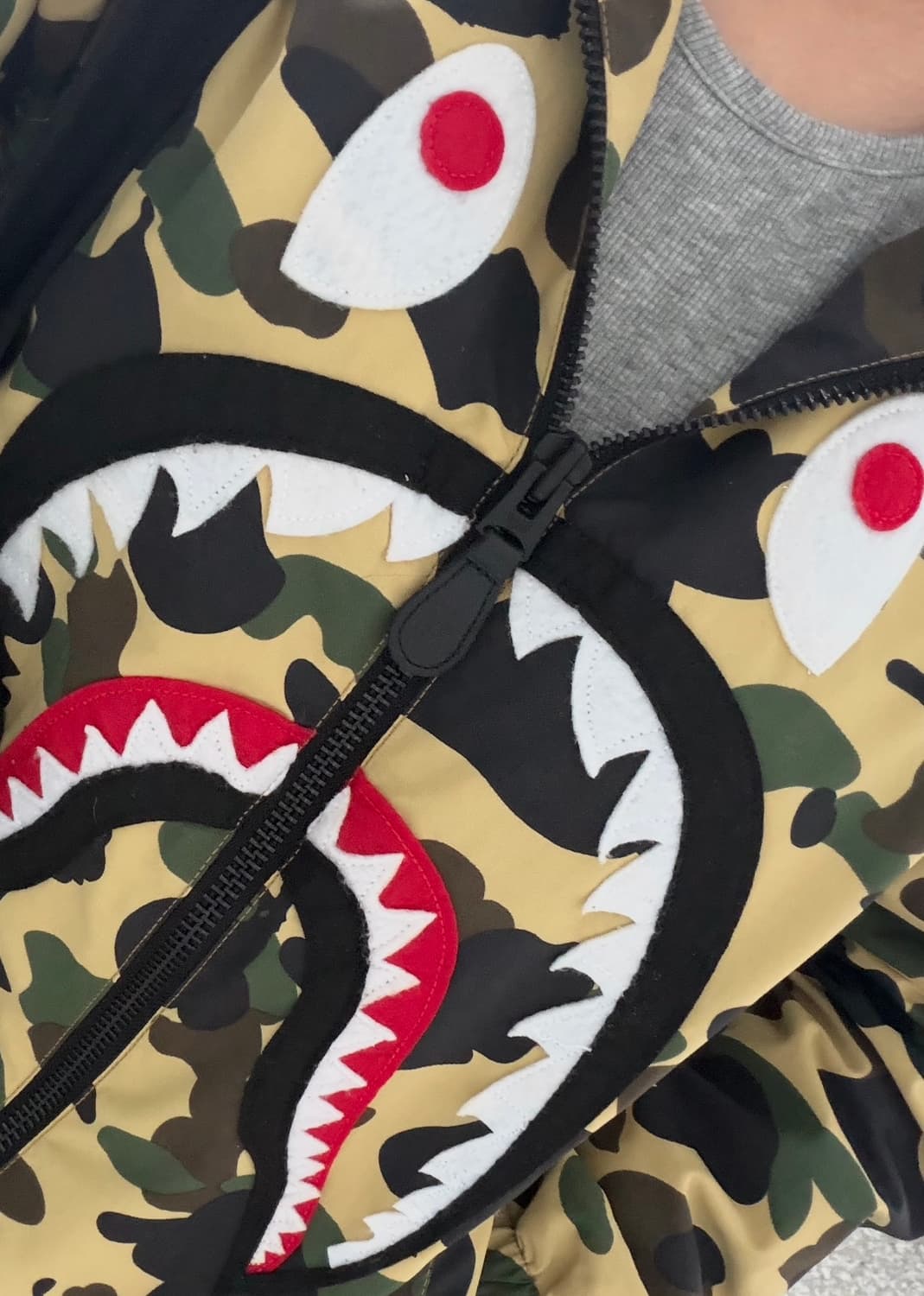 베이프 페이스 바람막이 집업 상품이미지3