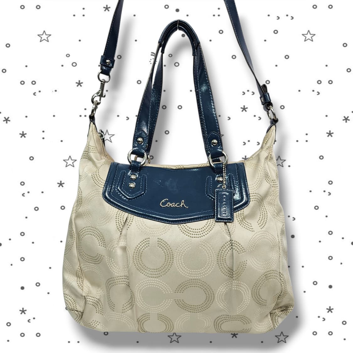 COACH 코치 애슐리 도트 옵 아트 캐리올 숄더백 상품이미지2