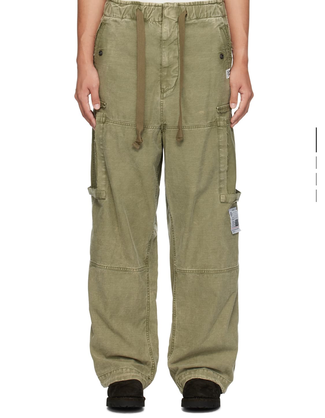[46] 미하라야스히로 24ss 카고 팬츠 카키 상품이미지1