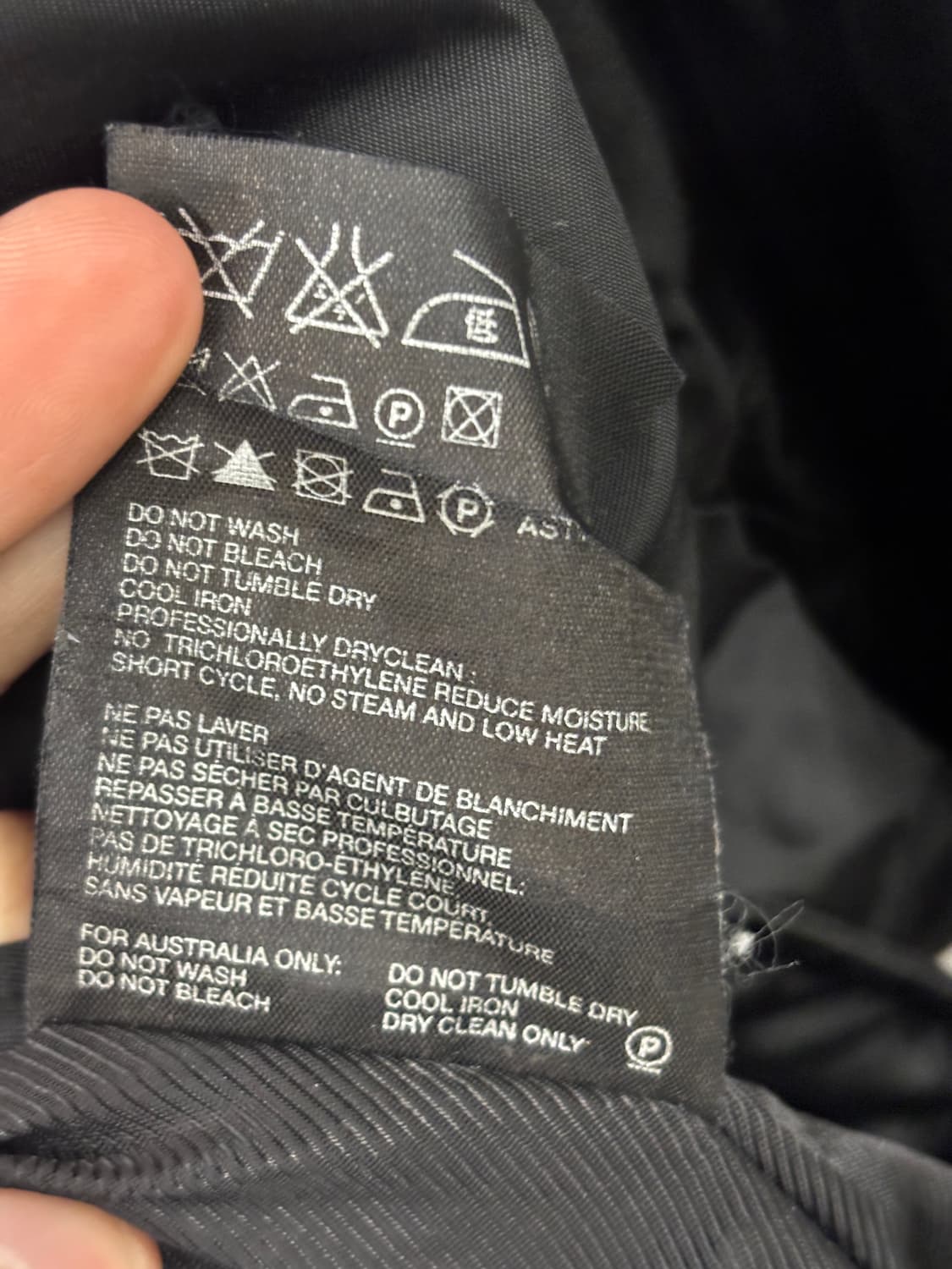 Prada 프라다 블랙 나일론 롱 코트 M 상품이미지8