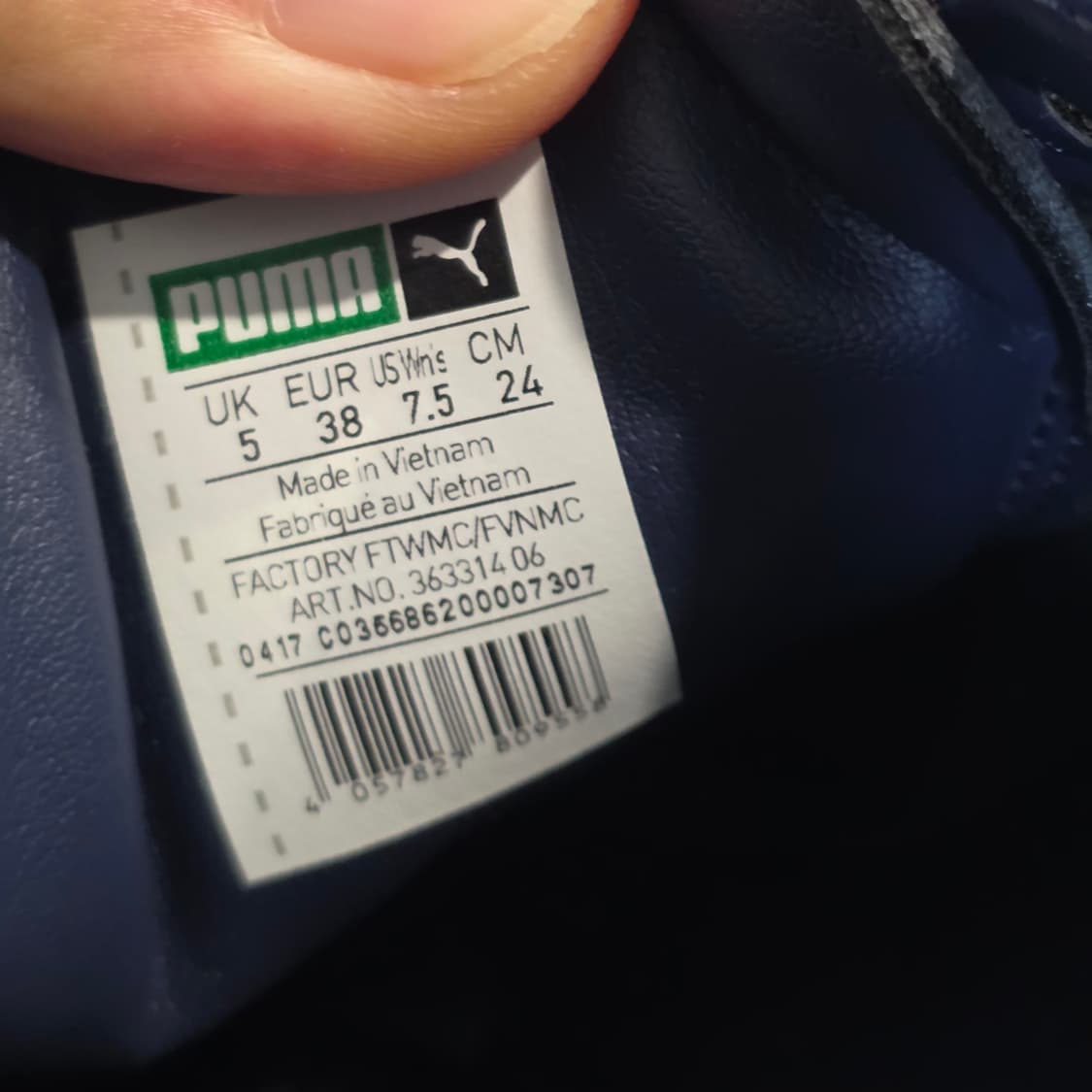 3a-11:푸마 바스켓 플랫폼 (24cm)-상태굿 상품이미지10