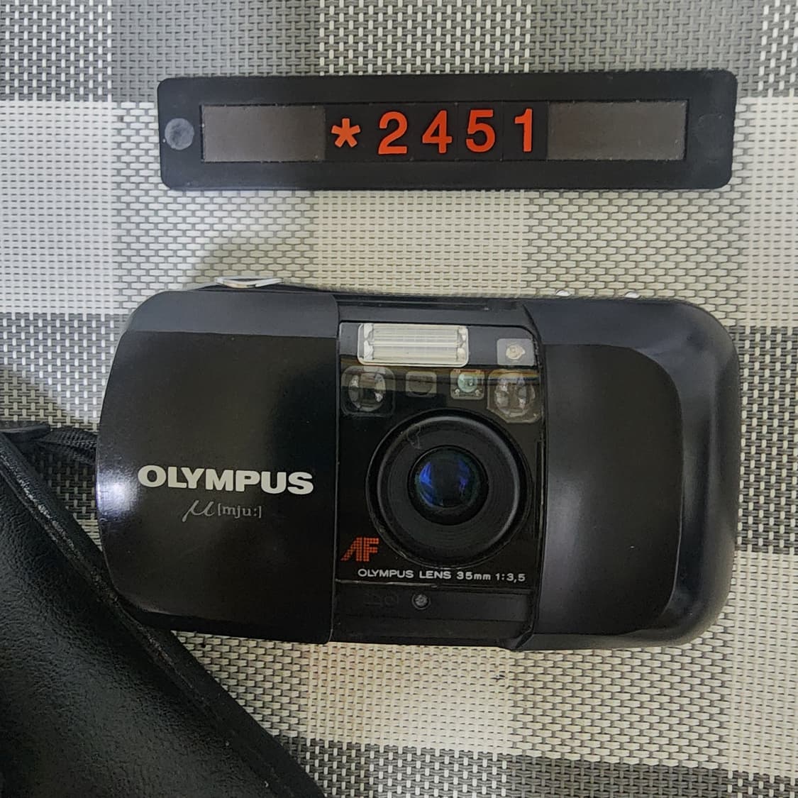 올림푸스 뮤 1 블랙바디 필름카메라 파우치포함 상품이미지2