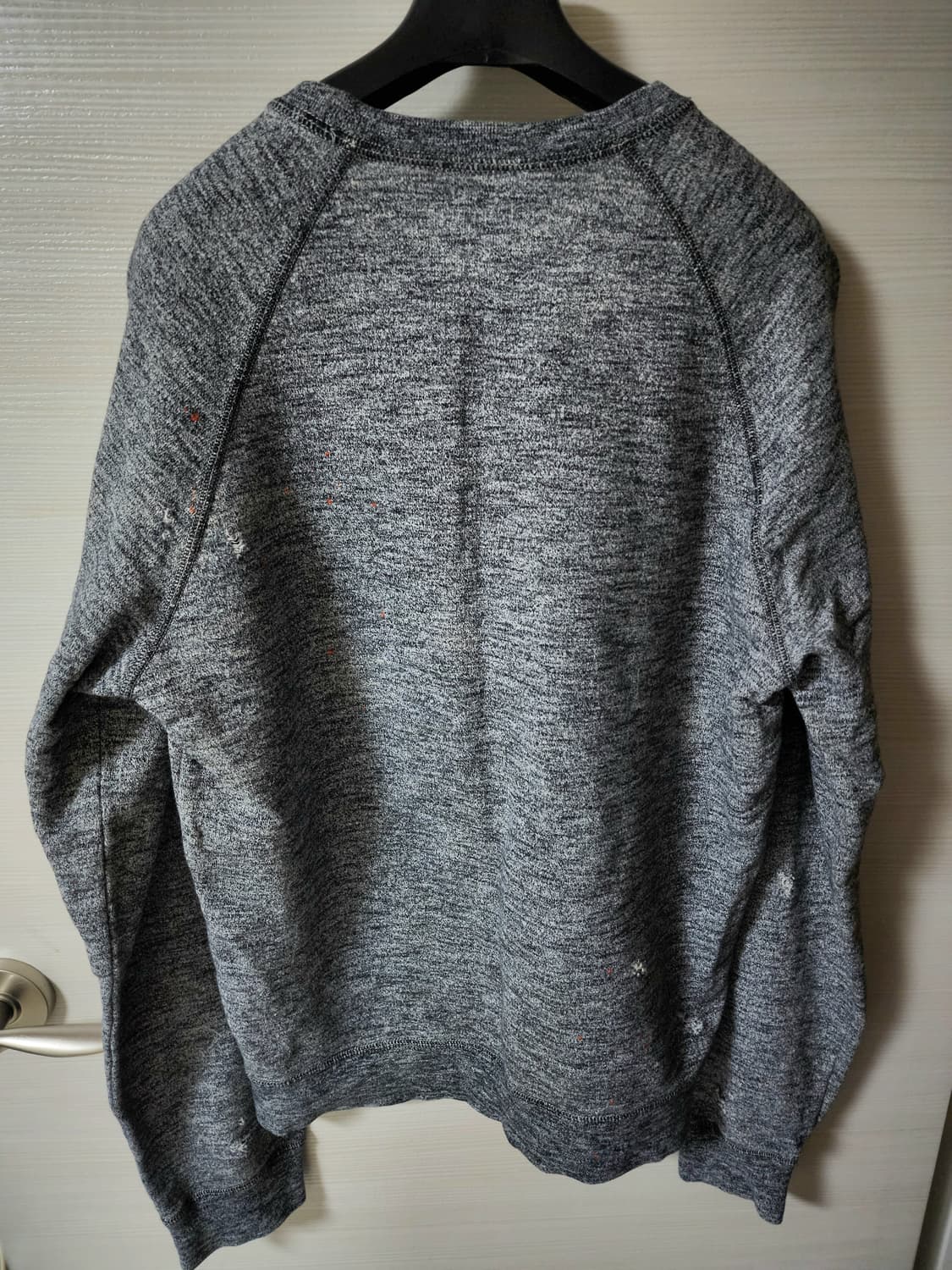 디스퀘어드2 오렌지포켓 디스트레스드 맨투맨 L 상품이미지2