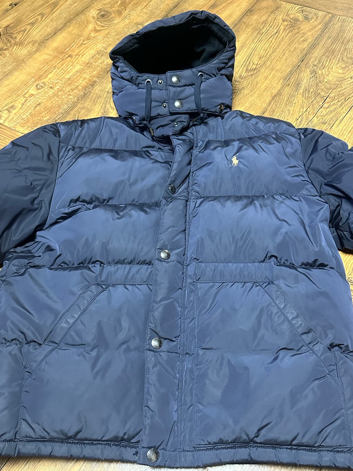 (상태 좋음) 폴로 랄프로렌 정품 네이비 패딩 점퍼 XL 상품이미지2