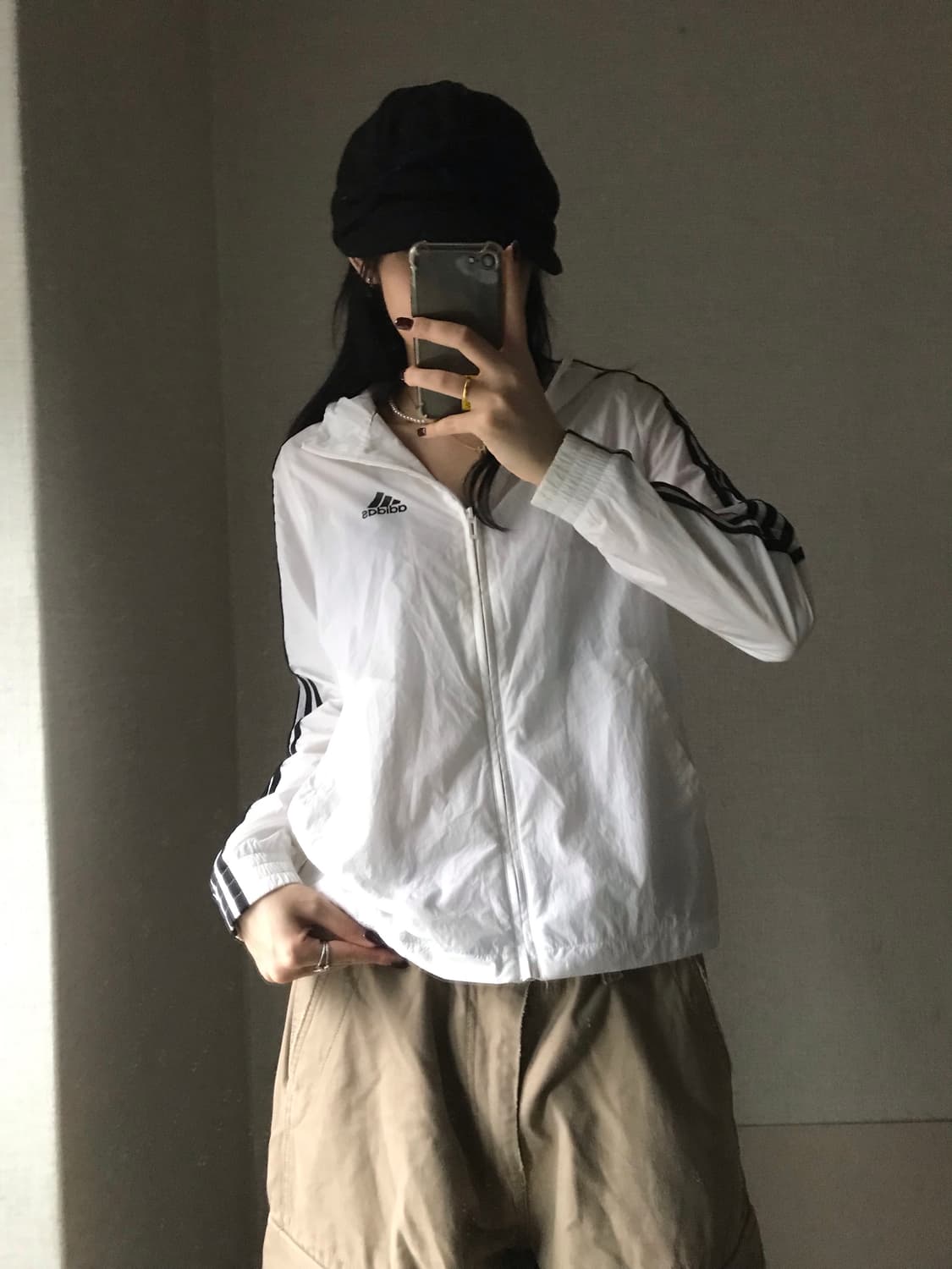 아디다스 흰검 바람막이 상품이미지4