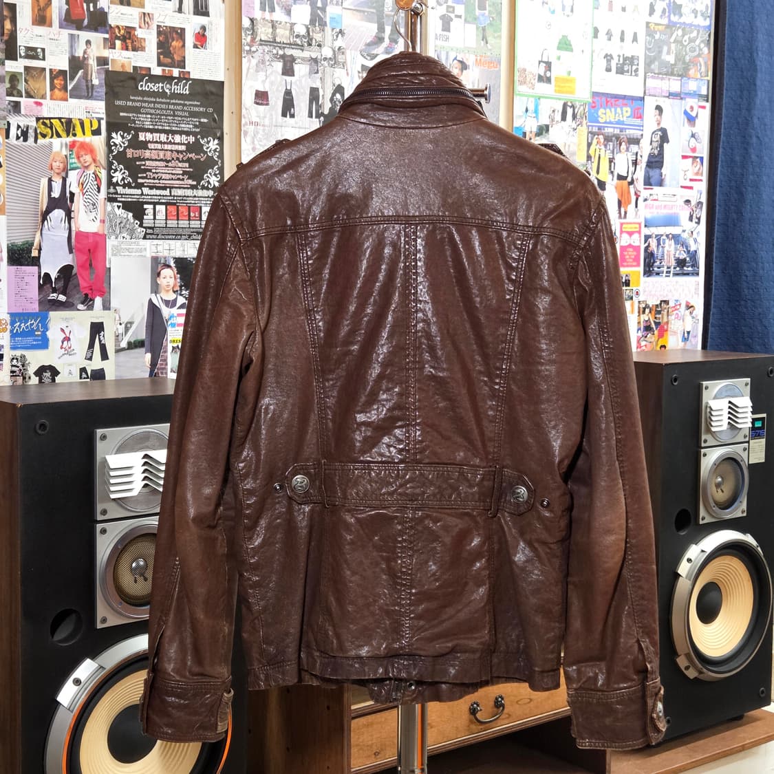 버커루 브라운 멀티포켓 양가죽 자켓 상품이미지6